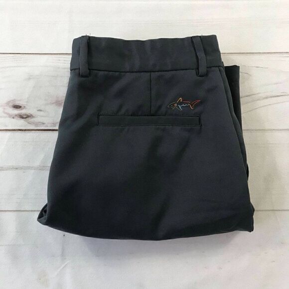 Greg Norman Tasso Elba Men Dark Gray Shorts Size 32 - Picture 14 of 14